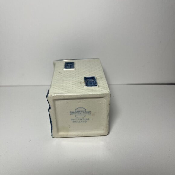 KLM Blue Delftware Miniature House Bottle *empty* - Picture 9 of 11